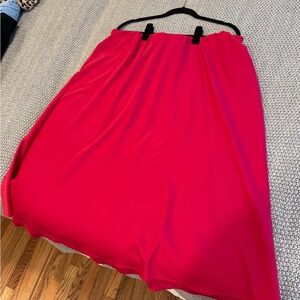 ELOQUII Pink Satin Skirt, Size 20